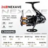 26 Novos Modelos de Carretilhas de Spinning Shimano Nexave, Carretilhas Ultra-Leves para Arremesso de Longa Distância em Água Doce e Pesca Marítima