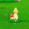 Jardinagem em miniatura, paisagismo com musgo, casa pequena, vila, modelo de castelo, acessórios decorativos DIY, miniaturas