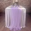 Ventas Directas de Fábrica Mantel de Gasa Perlada Tela de Fondo para Mesa de Postres Boda Retro Tela de Encaje Hueco Venta al por Mayor