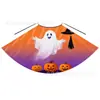 Capa Estampada de Fantasma y Calavera de Halloween Hecha a Medida de Fábrica para Accesorios de Disfraz de Fiesta Infantil