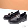 Mocassins para Mulheres, Sapatos Rasos de Calçar, Sapatos de Mãe, Sola Lisa Macia, Confortáveis, Versáteis, Salto Baixo, Salto Grosso, Sapatos de Calçar para Mulheres