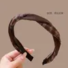 Diadema de corona alta de verano para mujer, nuevo modelo 2026, elegante y adecuada para el uso diario, diadema para lavarse la cara, accesorio para el cabello versátil para mujer