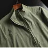 Chaqueta abrigo deportiva casual ligera transpirable repelente al agua de alta elasticidad para ciudad, exterior, estilo nuevo primavera/otoño para hombre