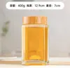 Botella Nido de Pájaro de Vidrio Transparente Engrosado Botella para Miel con Tapa Tarro de Miel Tarro para Guardar Pepinillos Tarro Sellado Botella Medicinal