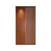 Pantalla Divisoria de Puerta de Entrada de Madera Maciza con Columnas Giratorias para la Sala de Estar, Bloqueando la Recámara y Cubriendo la Cama, de Piso a Techo
