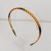 Hairband Internet Celebrity 2024 Novo Alto Valor de Cor Estilo Estrangeiro Nobre Elegante Grampo de Cabelo Largo Design de Borda Larga Acessórios de Cabelo Coreano