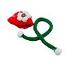 Conjunto de Cachecol e Chapéu de Boneca de Algodão de 15cm Outono e Inverno Chapéu de Lã Boneca Estrela Chapéu de Natal Presente Fofo