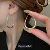 Pendientes de gota de agua nuevos, sencillos y brillantes, de estilo transfronterizo, para mujer, estilo europeo y americano, ligeros, de lujo, elegantes, con gancho para la oreja, accesorios de alta gama a la moda.