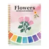 Nuevo Cuaderno de Acuarela, Libro para Colorear Especial para Acuarela, Cuaderno de Ejercicios para Flores y Pájaros, Libro de Pintura a la Acuarela para Niños