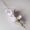 Nova Orquídea Phalaenopsis Artificial Pequena, Arranjo de Flores para Móveis Decoração, Flores Artificiais para Hall de Entrada, Hotel, Restaurante, Decoração de Casamento Produtos Florais