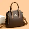 2026 Nuevo Bolso de Mano para Mujer de Cuero Suave con Patrón de Lichi de Moda de Gran Capacidad de Hombro Único Bolso Cruzado Versátil para Viajes Diarios Bolso para Mujer
