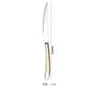 Acero Inoxidable 304 Diamante Estrella Cubertería Western Cuchillo para Bistec, Cuchillo de Cena, Tenedor, Cuchara, Cucharita de Té, Juego de Boda, Uso en Casa, Lujo Ligero