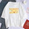 Camiseta informal holgada de manga corta con estampado de talla grande para mujer, estilo coreano, combina con todo, primavera y verano, nueva moda, top de media manga moderno