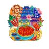 Ímãs de Geladeira de Marco Urbano Tendência Nacional, Adesivos Magnéticos de Resina Estilo Nanjing e Hangzhou, Adesivos Decorativos Criativos de Souvenir Turístico para Geladeira