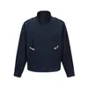 Yidao Vintage Outono 2026 Nova Jaqueta Curta Solta Distressed Estilo Retro Japonês com Gola Alta e Bolsos de Botão de Avião Masculina