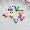 Coração de pêssego Amor Desejando Flor Estrela diy Acessórios de Resina Creme Gel Telefone Shell Deixando Cair Gel Hairpin Acessórios para o Cabelo Material