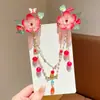 Accesorios para el Cabello de la Dinastía Han para Niñas, Tocado de Estilo Antiguo, Nueva Cadena para la Frente Chinoiserie, Borla de Princesa Súper Hada, Accesorios para el Cabello para Niños