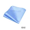 Pañuelo de Bolsillo para Traje de Hombre, Alta Densidad de 1200 Puntos, Seda Artificial, Accesorio para Traje, Pañuelo Jacquard, Bufanda Cuadrada, En Stock