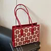 Nova Bolsa Nacional Estilo Chinês para Mulheres, Novo Modelo 2026, Bolsa de Ombro com Caractere Duplo da Felicidade Vermelho, Grande Capacidade para Casamento, Bolsa de Noiva e Madrinha