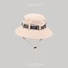 Sombrero de vaquero occidental para niños, de verano, con alero grande, estilo pescador japonés, protector solar, para exteriores, playa, viajes, montañismo, para hombres.