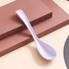 Cuchara para ramen de paja de trigo con mango largo, gran capacidad, PP, con gancho lateral, cuchara comercial para comedor, cuchara anticaída