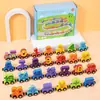 Tren Magnético de Madera de Colores para Niños, Tren Magnético de Números, Bloques de Construcción Cognitivos de Color y Número para Bebés, Juguete de Ensamblaje