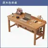 Escritorio de Madera Maciza para el Hogar Rectangular para Computadora Escritorio Infantil de Estudio Escritorio de Escritura con Cajón Escritorio de Dormitorio Estilo Popular