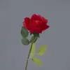 Flor Artificial Rosa Única Decoração de Casa Casamento Dia dos Namorados Presente Arranjo de Flores de Rosa Ornamentos Decoração Floral Suave Exibição Interna