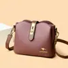 Bolso Nuevo para Mujer Textura de Cuero Suave PU Bolso Cruzado Transfronterizo Gran Capacidad Bolso Cruzado Simple Bolso Tote Elegante Bolso para Madre