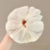 Goma para el pelo dulce floral estilo bosque para mujer, coleta suave y de alta gama estilo coreano, cuerda grande para el pelo, accesorio para el pelo de Ins, accesorio para la cabeza