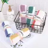 Toalla de Felpa Coralina de Comercio Exterior Toalla de Baño Piña Cuadros Borde Cortado Encaje Set Absorbente Suave Espesada Toalla de Baño de Regalo