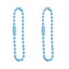Accesorios de Joyería DIY Hechos a Mano Hierro Pintura en Spray Cadena de Cuentas Onduladas Hebilla de Material para Hacer Llavero Cadena Colgante Hebilla Colgante para Muñeca