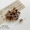 [esmalte de bambú] esmalte de flor de cerámica cuentas sueltas diy para abalorios pulsera hecha a mano collar accesorios de joyería materiales
