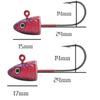 Anzuelo de raíz tipo pez de 3,5 g/5 g/7 g/10 g, equipo de pesca Luya, venta al por mayor, anzuelo de tanque de sangre con cabeza de plomo tipo pez, a granel