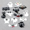 Acessórios de resina Halloween Abóbora Caveira Fantasma DIY Acessórios para Festival Fantasma Capa para celular DIY Acessórios para cabelo Bolsa de material