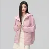 Enbu Chaqueta de plumón de invierno nueva para hombre con capucha, Chaqueta acolchada blanca de plumón de pato, cálida y moderna, Abrigo unisex