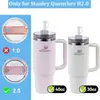 Tampa de canudo Stanley personalizada plugue de silicone à prova de vazamento conjunto de 6 peças de copo de acompanhamento personalizado à prova de vazamento plugue de silicone à prova de derramamento