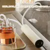 Bomba de Vino Eléctrica de Grado Alimenticio, Bomba de Vino Automática, Bomba de Vino Recargable con Batería de Litio, Dispensador de Vino para Jarra de Vino