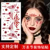 Novos adesivos de diamante de Halloween da Amazon para cross-border, adesivos de rosto, adesivos de strass para festa, adesivos de pedras preciosas acrílicas