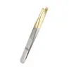 Pinzas para depilar cejas, Herramientas de belleza, Pinzas para cejas, Pinzas para cejas de acero inoxidable, Pegatinas para párpados dobles, Pinzas, Pinzas para cejas anguladas Venta al por mayor