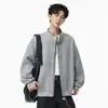 Abrigo de Lana Hombre Pareja Falso Dos Piezas Chaqueta de Commuting para Principios de Otoño Hombre Otoño e Invierno Casual Cuadros Holgado Versátil