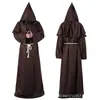 Túnicas de Monje Medievales, Disfraces de Halloween, Disfraces de Mago, Disfraces de Sacerdote, Disfraces de Cosplay, Capas en Múltiples Colores