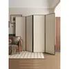 Divisória de Tela Cor de Creme Estilo Japonês para Sala de Estar, Hall de Entrada, Dobrável Móvel Nórdico para Escritório, Quarto, Minimalista Moderno