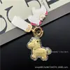 Chaveiro Pingente de Bolsa para Celular de Ouro Puro 999 Ano do Cavalo Presente de Aniversário Atacado