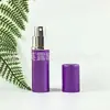 [Stock Disponible y Venta al por Menor] Botella de Perfume de Aluminio Brillante Multicolor de 5ml 10ml Botella Recargable Botella con Atomizador Botella Cosmética