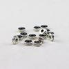 Accesorios de Joyería para Pulseras DIY Cuentas Espaciadoras de Doble Capa Estilo Étnico Hecho a Mano Cuentas Espaciadoras para Zapatos y Ropa Aleación Plata de Xizang Espaciador de Doble Capa