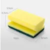 Esponja para lavar platos estropajo paño para platos cepillo de cocina cepillo para ollas artefacto para tazones limpieza a doble cara descontaminación de platos toallita mágica