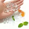Nuevo Acrílico 10mm Cubo de Hielo Curvo Simulado Ventana Pecera Bar Vino Hielo Falso Decoración Accesorios