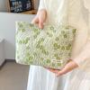 Bolsa Cosmética Floral Em Relevo Retrô Bolsa Portátil para Moedas Bolsa de Armazenamento Bolsa de Mão de Alta Qualidade Bolsa Interna