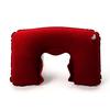 Almohada inflable de viaje en forma de U viaje Sanbao almohada para el cuello almohada lumbar inflable pvc engrosado flocado almohada en forma de U